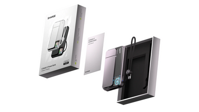 Sharge IceMag 3 Magnetic Power Bank 10000mAh - Black