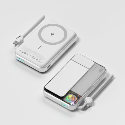 Sharge IceMag 3 Magnetic Power Bank 10000mAh - White