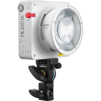 Godox ML100Bi Bi-Color Portable LED Light (36° Lens & V-Mount Handgrip Kit)