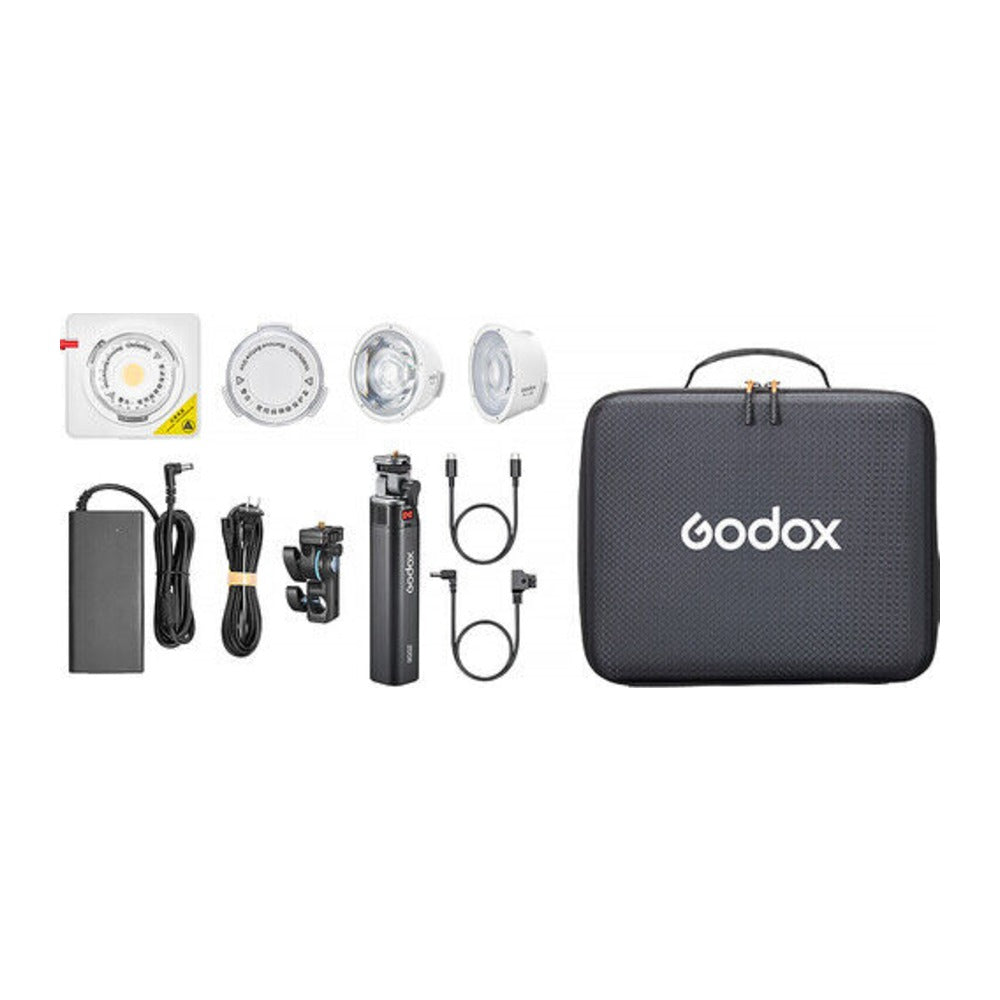 Godox ML100R RGB Portable LED Light Kit (36° Lens & Battery Grip) image 1