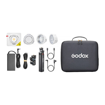 Godox ML100R RGB Portable LED Light Kit (36° Lens & Battery Grip) image 1