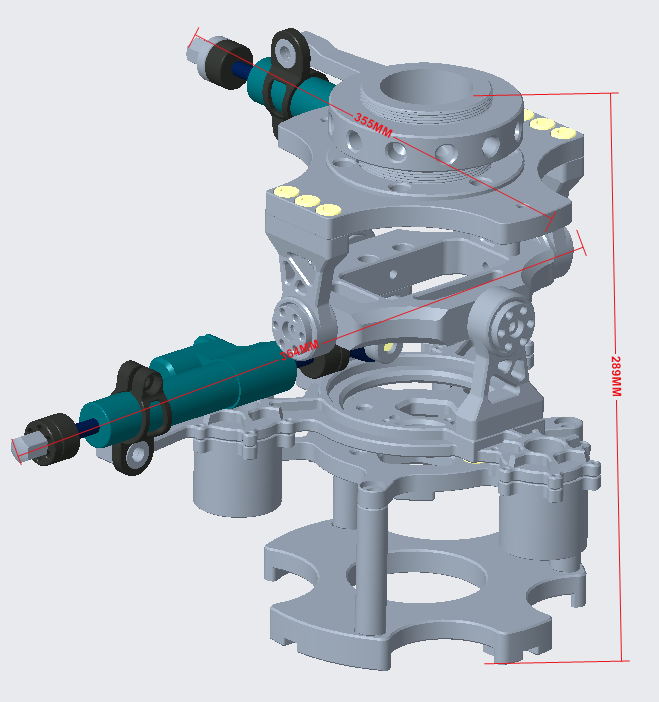 MOVMAX N2 Vibration Isolator Connection With Mitchell Mount Adapter