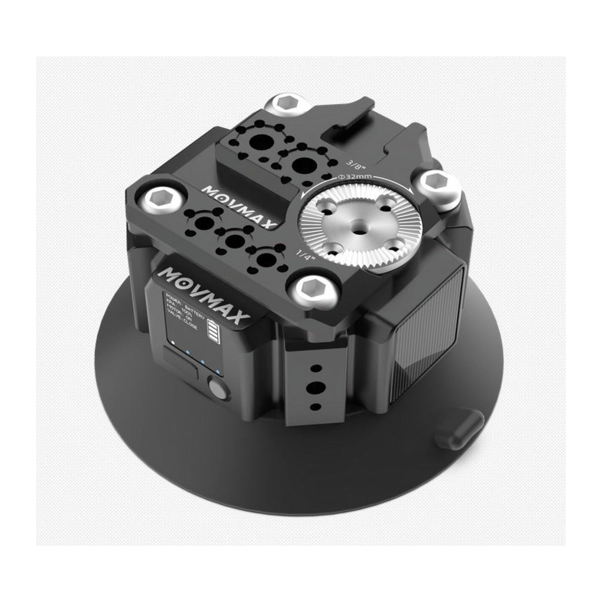 MOVMAX Solar Electronic Suction Cup with Multi-Interface Expansion Module