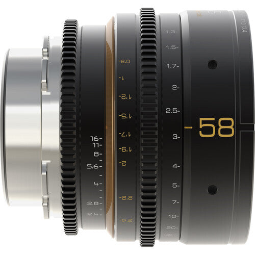 Dulens APO Mini Prime 58mm T2.4 Lens (PL Mount) Black