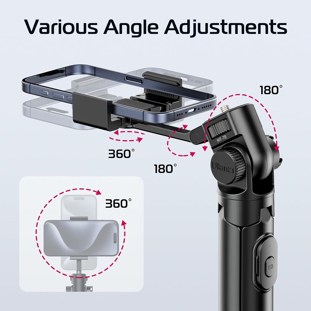 Ulanzi MT-70 Extendable Phone and Action Camera Tripod