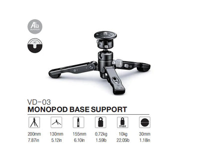 Leofoto MV324CL + BV10 Carbon Fiber Video Monopod Kit