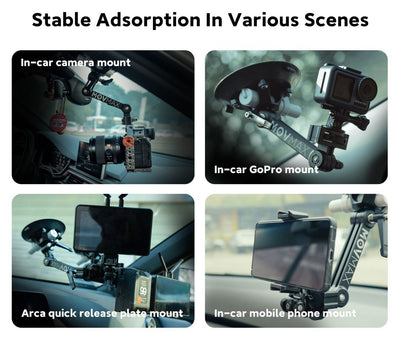 Movmax Suction cup with 5" bracket