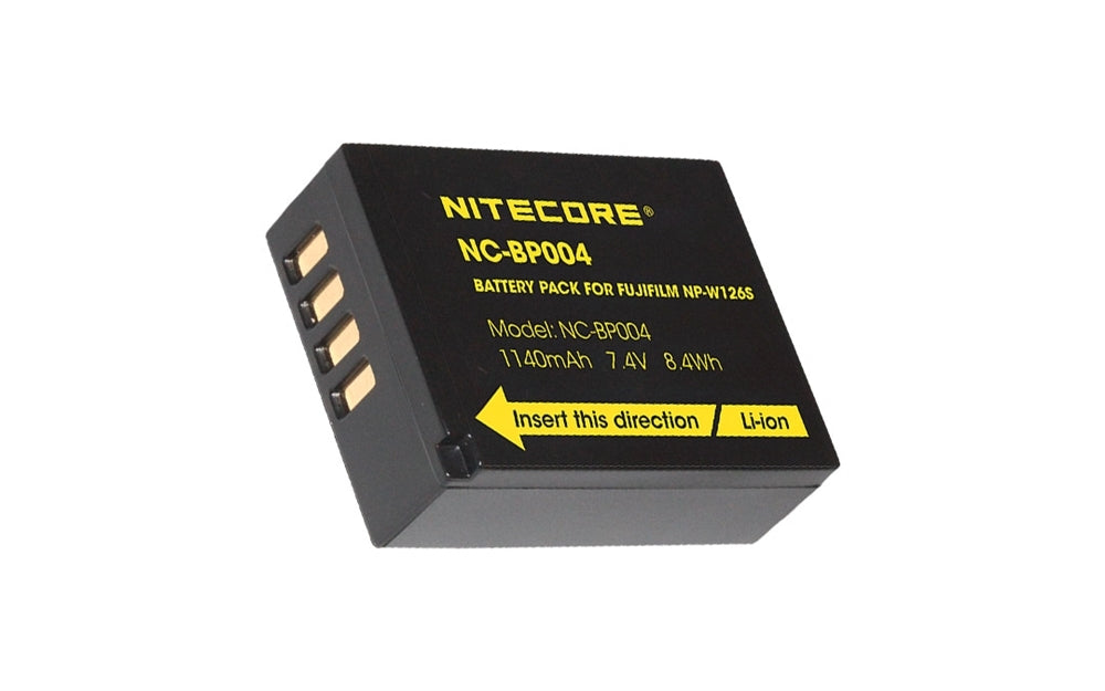 NITECORE NP-W126S Battery Compatible with Fujifilm Cameras