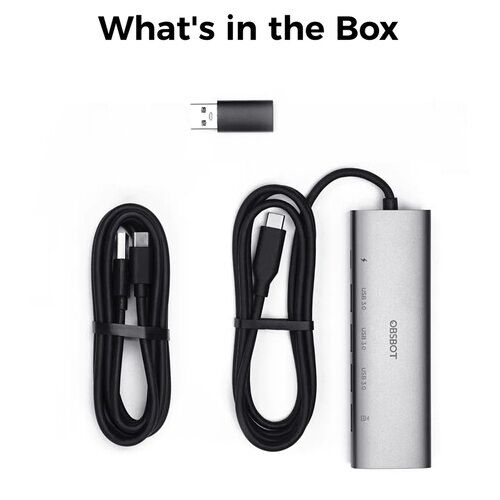 OBSBOT 3-in-1 USB 3.0 Hub for Tiny 2 Series