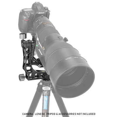 LEOFOTO PG-1 Aluminium PRO GIMBAL HEAD WITH PU-100D PLATE (MAX LOAD 25KG , PANORAMIC)