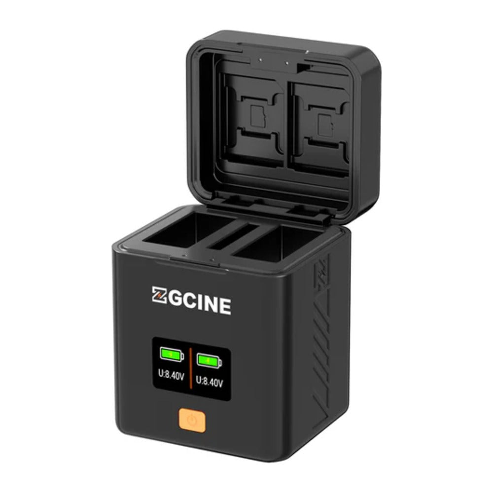 ZGCINE PS-W126 Charging Case USB-C PD Fast Dual Charger for FujiFilm NP-W126 Camera Battery