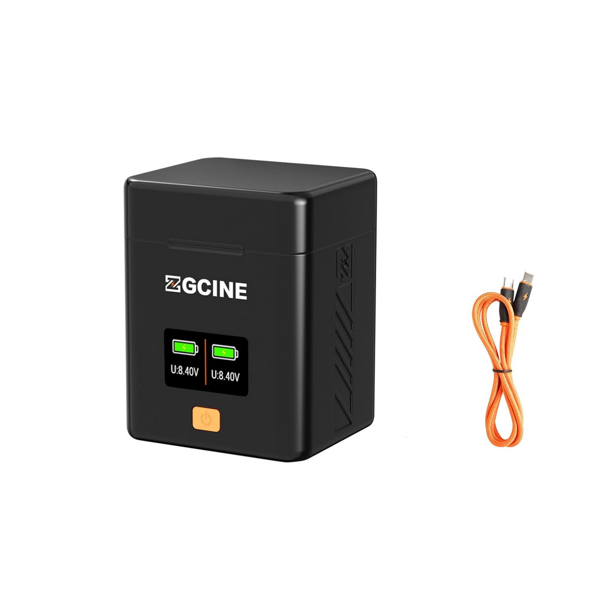 ZGCINE PS-W126 Charging Case USB-C PD Fast Dual Charger for FujiFilm NP-W126 Camera Battery