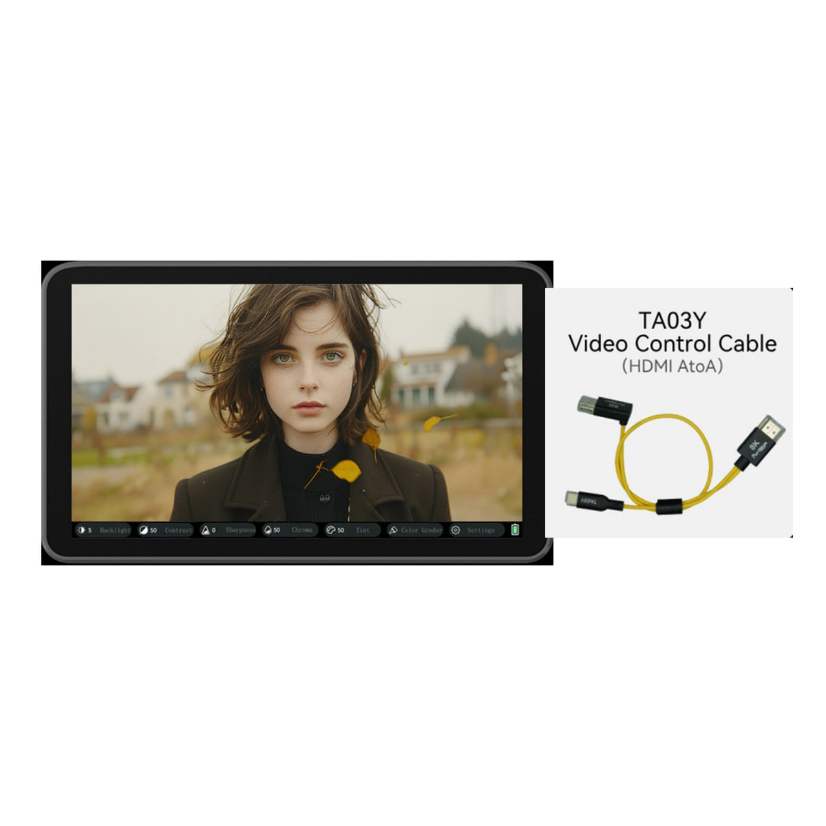 Portkeys LH7C 7" 1000-Nit Monitor with TA03Y Cable