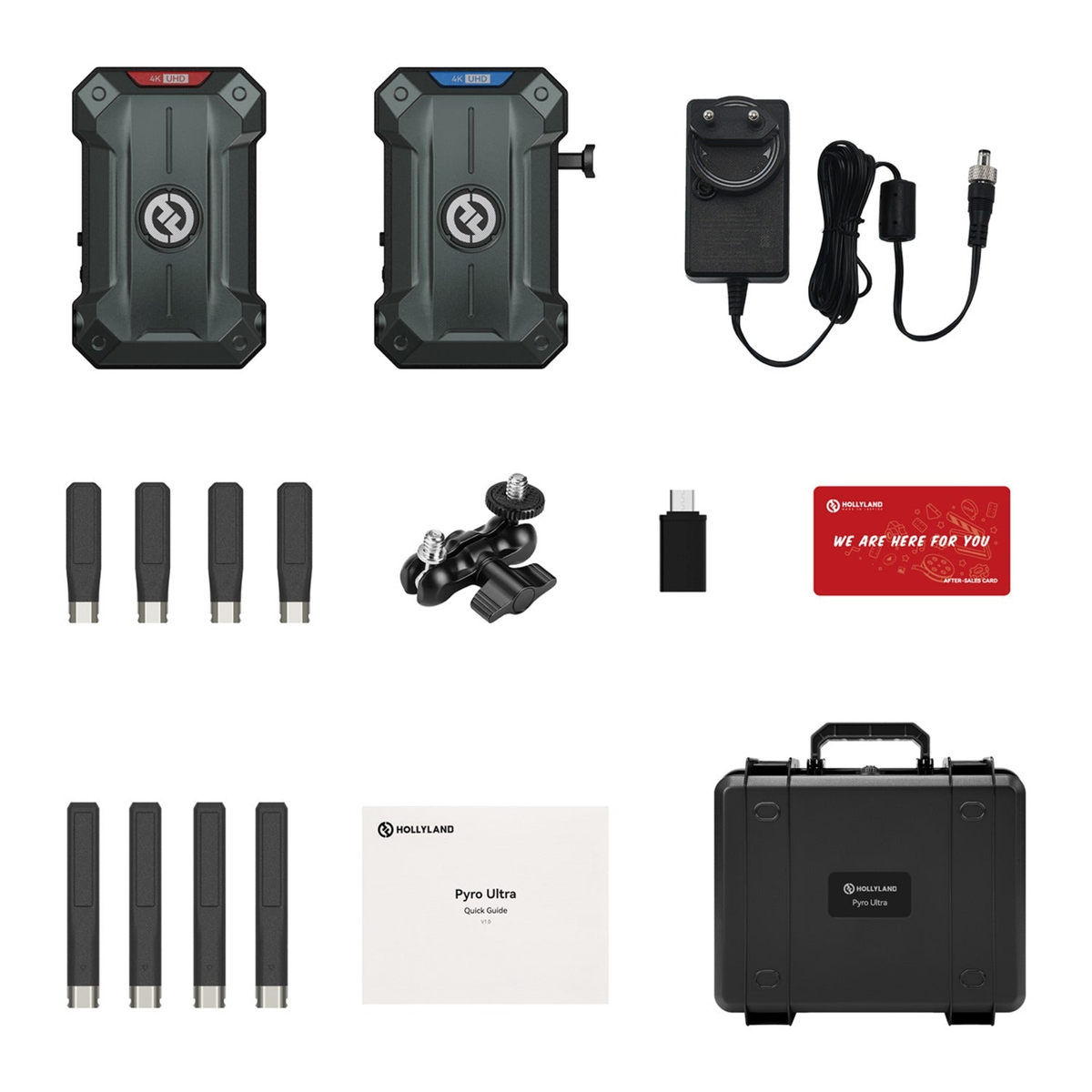 Hollyland Pyro Ultra Wireless 4K60 Transmission Kit (1TX + 1RX) image 1