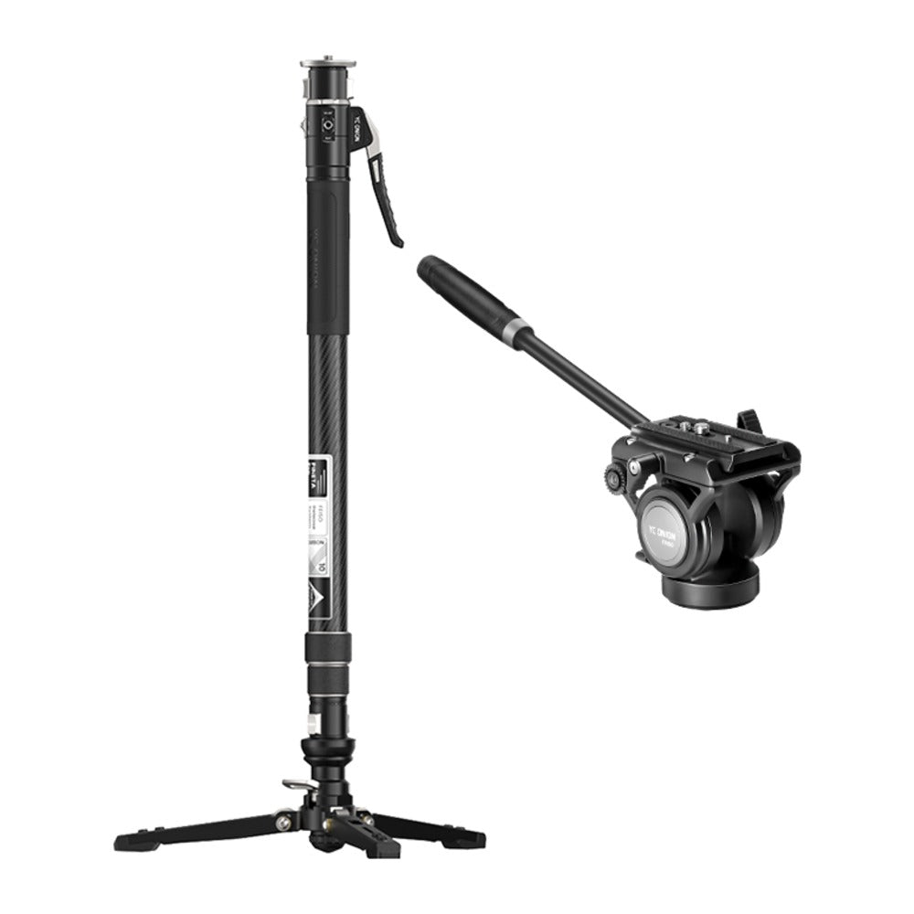 YC Onion Pineta Pro Carbon Fiber Monopod & FH60S