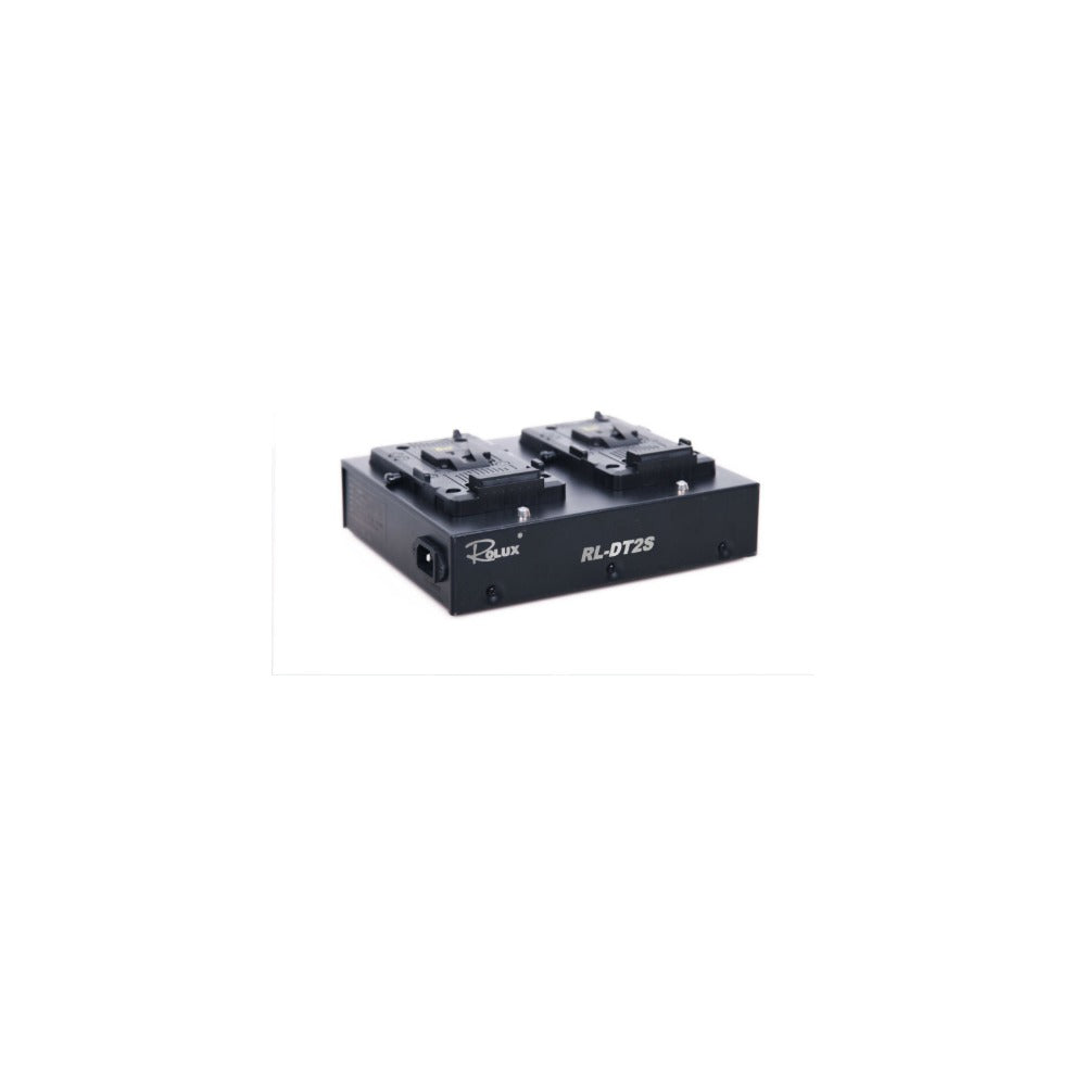 Rolux 2-Channel V Mount Battery Charger