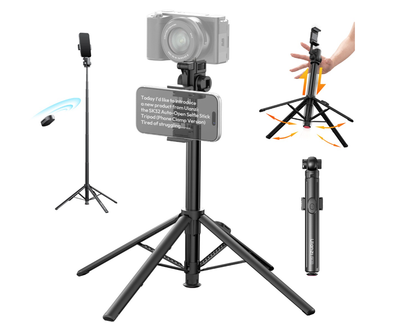Ulanzi SK32 Auto-Open Selfie Stick Tripod (with Phone Clamp)