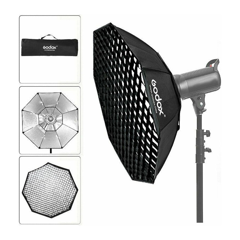 Godox 140cm Octagnal Softbox with Grid and Bowen-S Type Speed Ring