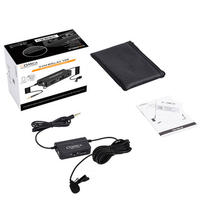 Comica Multi-functional Single Lavalier Microphone Universal for Smartphone&Camera