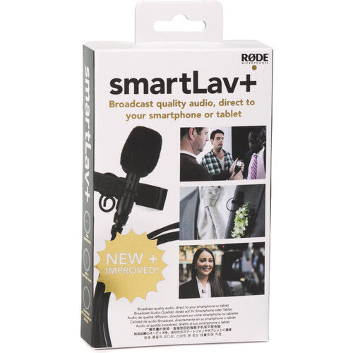 RODE SmartLav+ Lavalier Condenser Microphone for Smartphones with TRRS Connections
