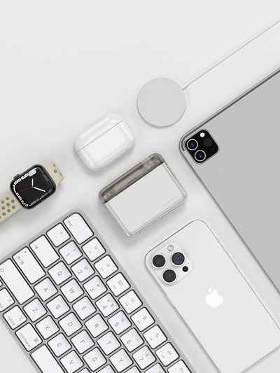 Shargeek Flow Mini Power Bank 5800mah - White Grey