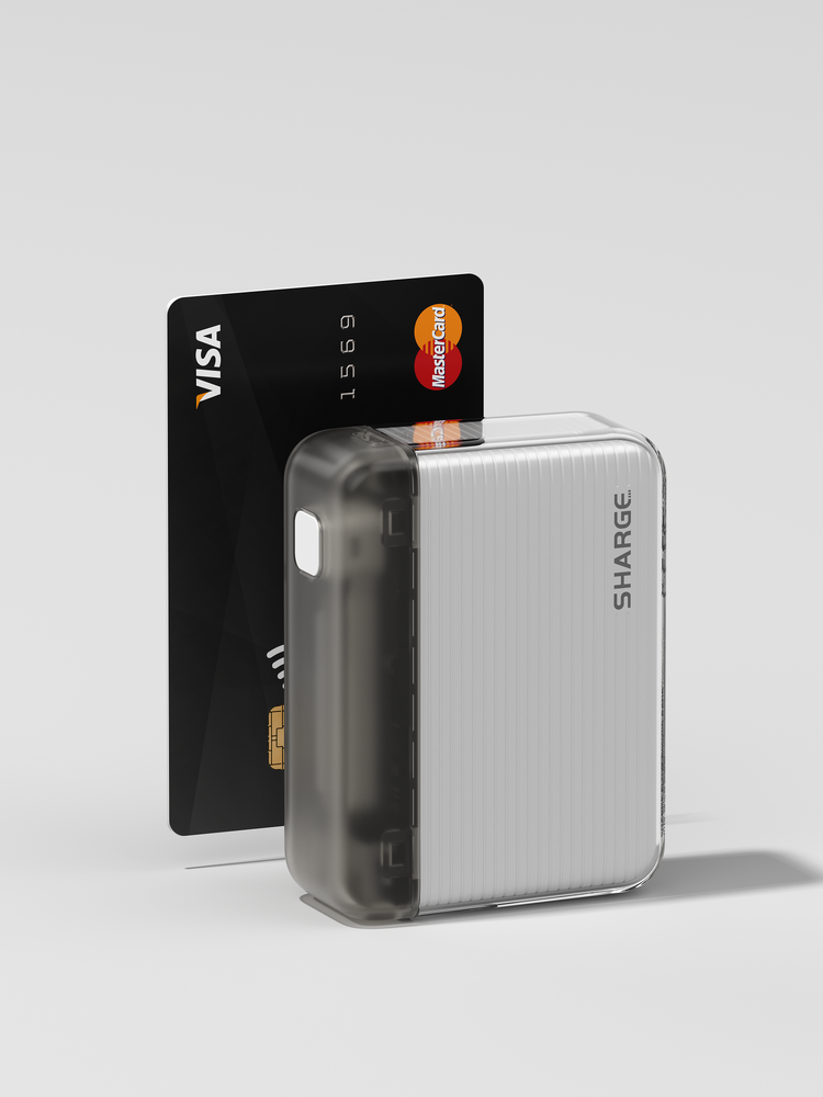 Shargeek Flow Mini Power Bank 5800mah - White Grey