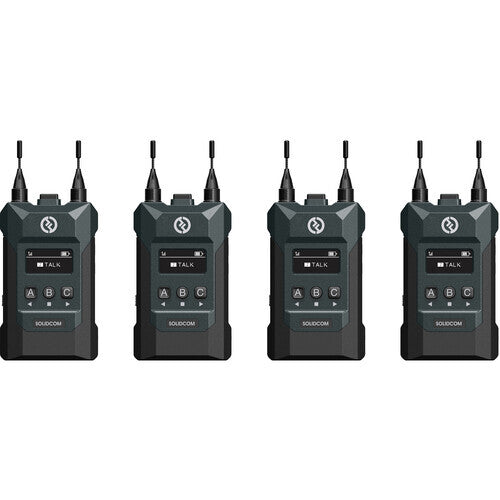 Hollyland Solidcom M1 Full-Duplex Wireless Intercom Solution - 4 Beltpacks image 2