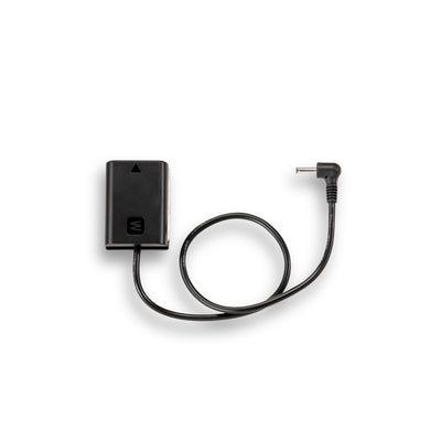 Tilta Sony NP-FW50 Dummy Battery to 3.5/1.35mm DC Male Cable
