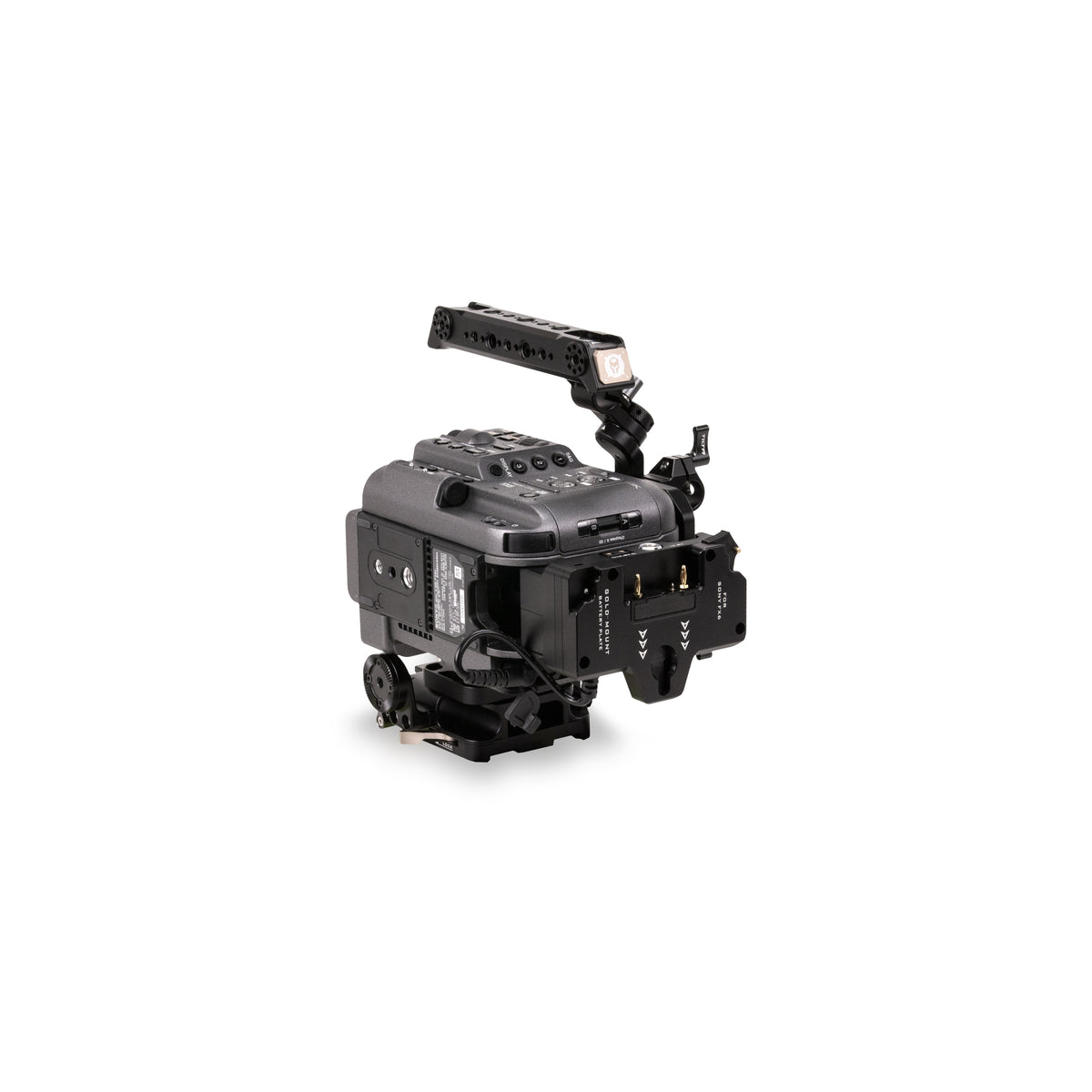 Tilta Camera Cage for Sony FX6 Vertical Mounting Kit - Gold Mount