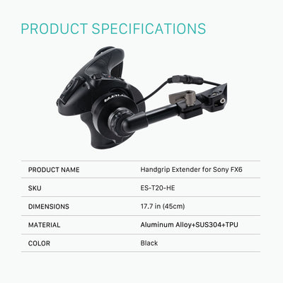 Tilta Handgrip Extender for Sony FX6
