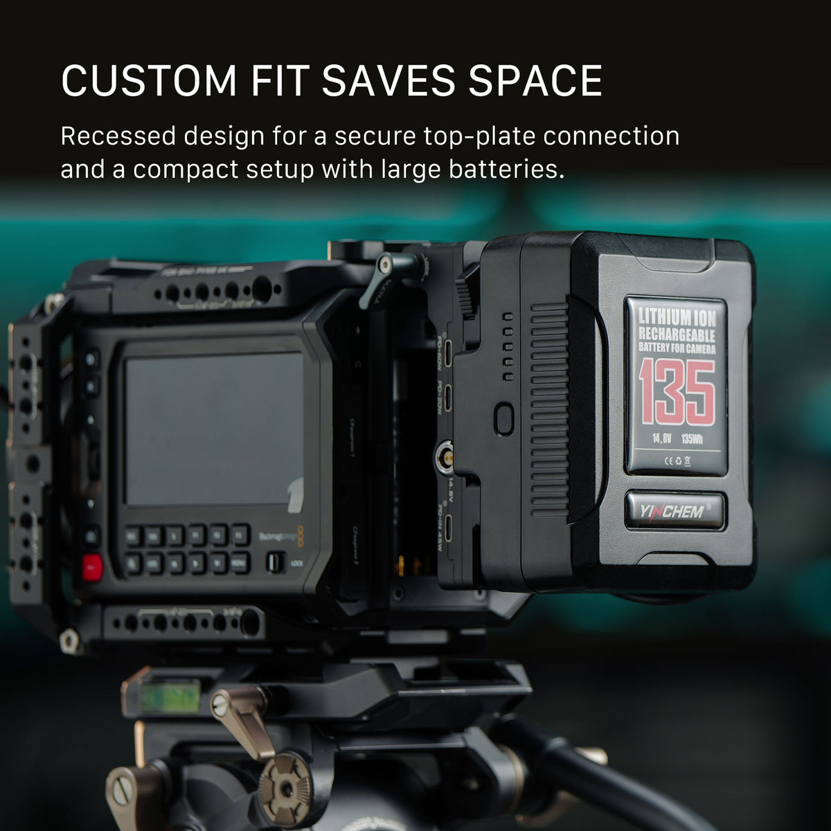 Tilta Foldable Battery Plate for Blackmagic PYXIS 6K/12K - Gold Mount