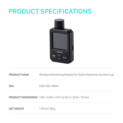 Tilta Wireless Monitoring Module for Hydra Electronic Suction Cup