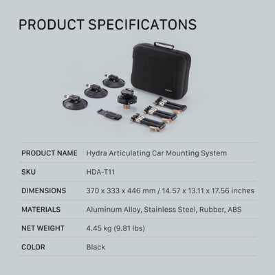 Tilta Hydra Articulating Car Mounting System