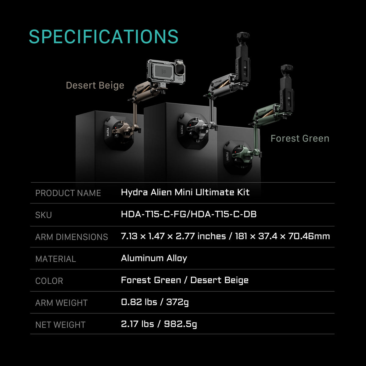 Tilta Hydra Alien Mini Ultimate Kit - Desert Beige