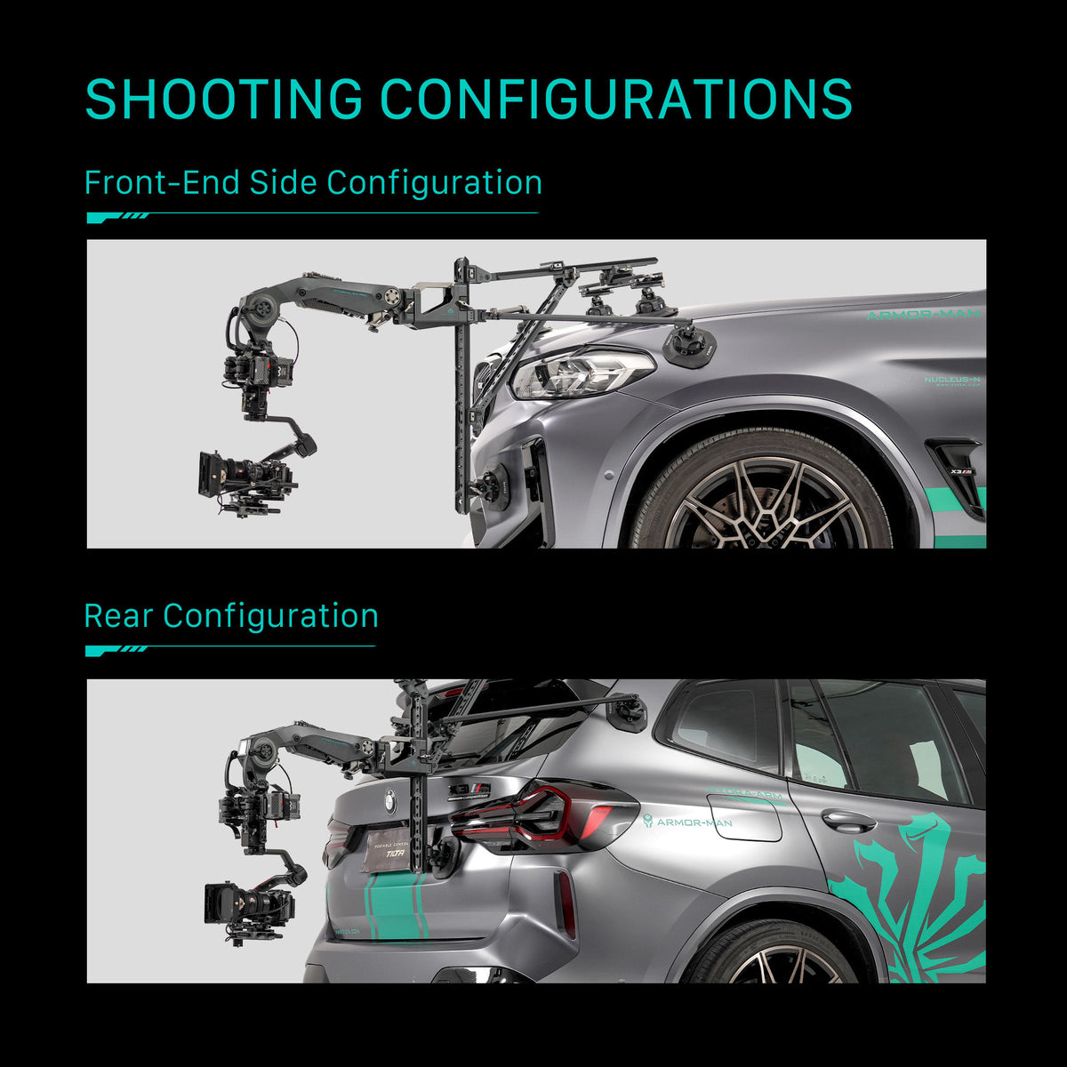 Tilta Hydra Alien Pro Car Mounting System - V Mount