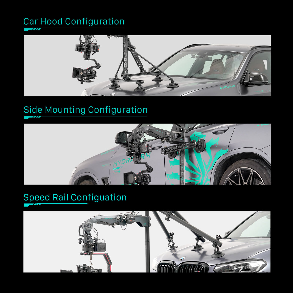 Tilta Hydra Alien Pro Car Mounting System - V Mount