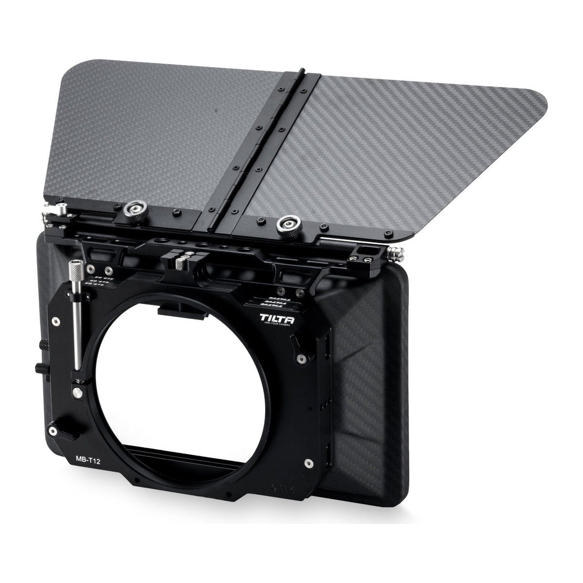 Tilta 4×5.65 Carbon Fiber Matte Box (Clamp-on) with 114mm Single Backing
