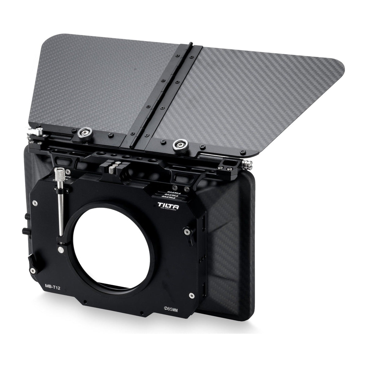 Tilta 4×5.65 Carbon Fiber Matte Box (Clamp-on) with 85mm Single Backing