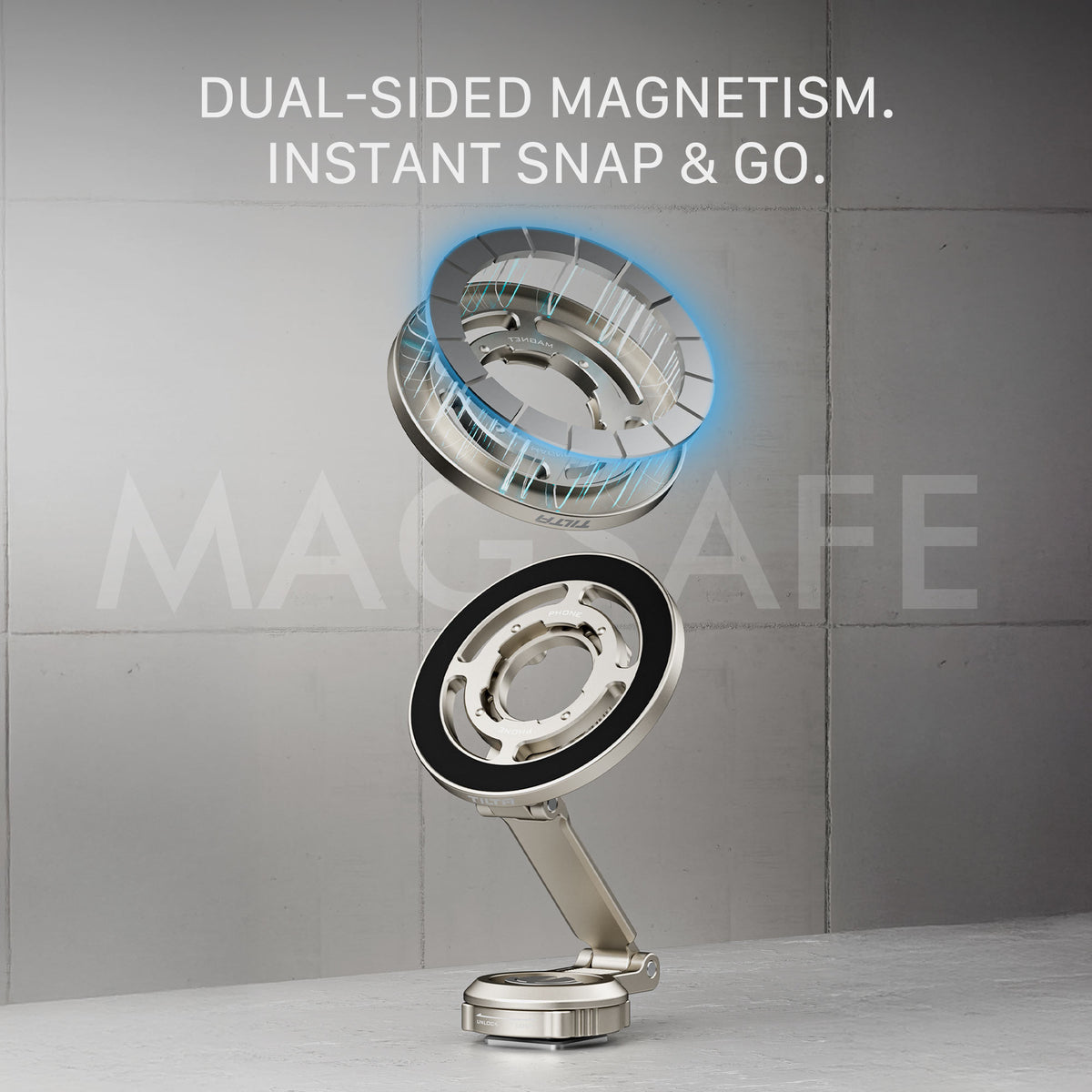 Tilta Magnetic Articulating Mounting Kit - Titanium Gray