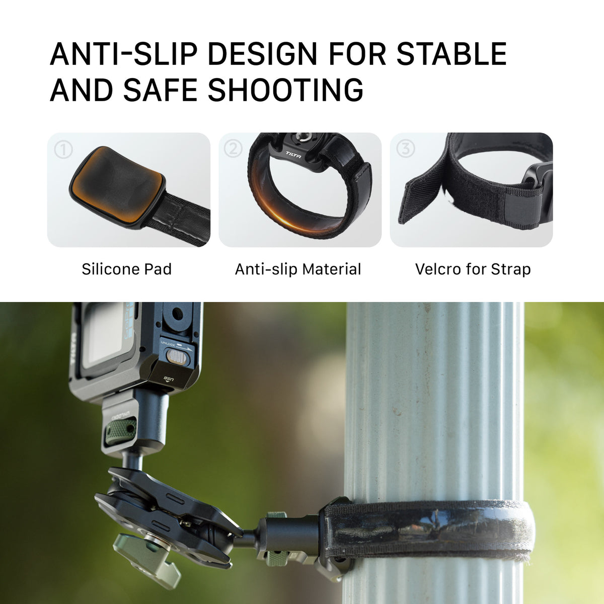 Tilta Universal Accessory Mounting Strap (1/4"-20) - Black
