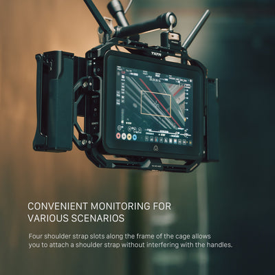 Tilta Monitor Cage for Atomos Shogun Ultra/Connect Handheld – Black Kit