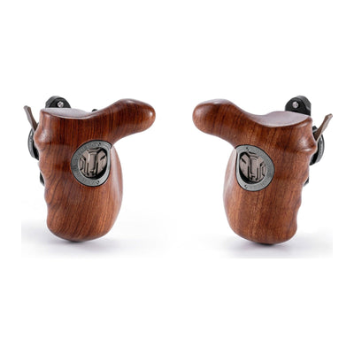 Tilta Advanced Side Wooden Handle with NATO Rail – Black (Pair)