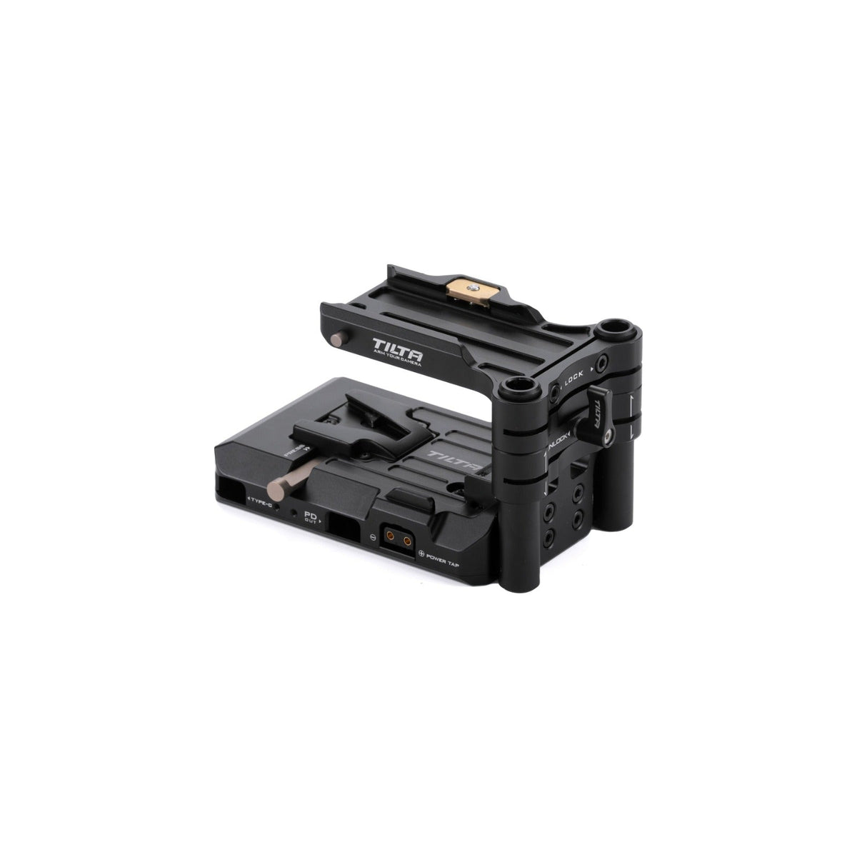 Tilta PD V Mount Battery Baseplate (ARCA) - Black