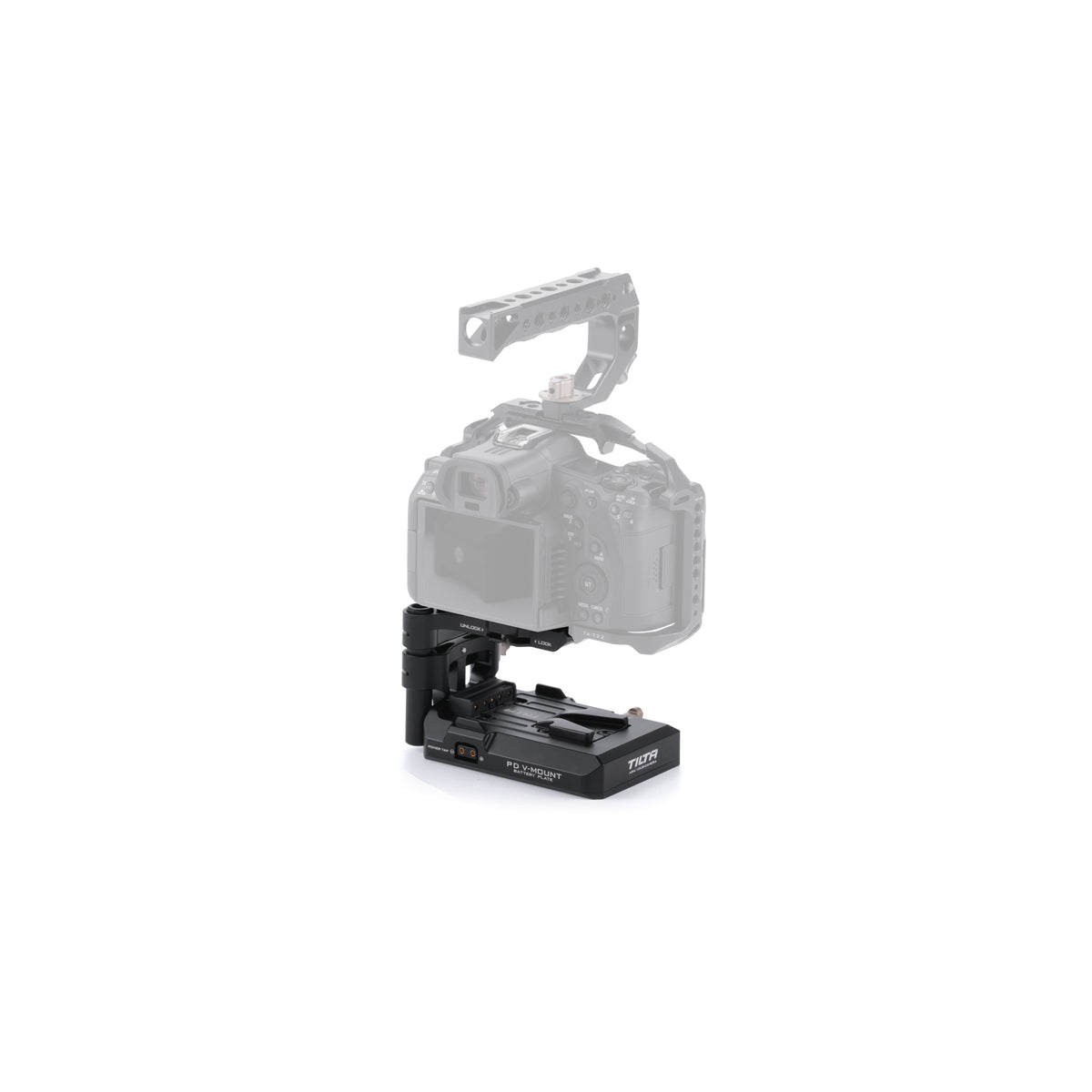 Tilta PD V Mount Battery Baseplate (ARCA) - Black
