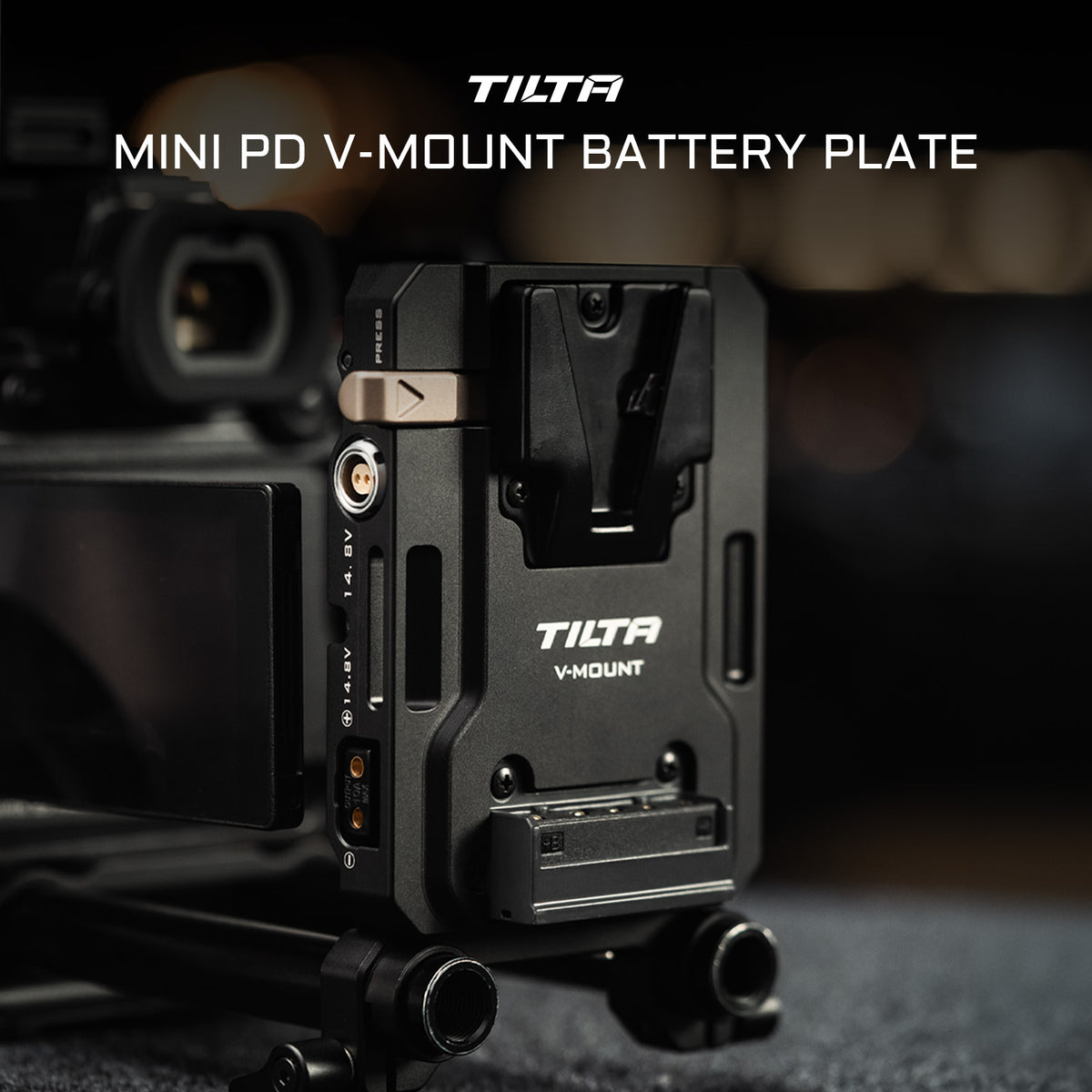 Tilta Mini PD V Mount Battery Plate – Black