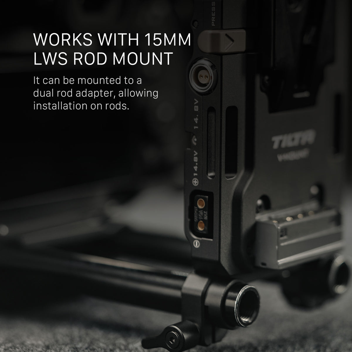 Tilta Mini PD V Mount Battery Plate – Black