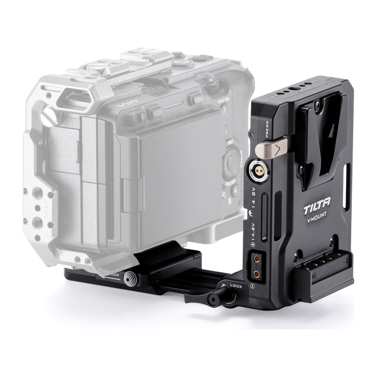 Tilta Mini PD V Mount Battery Plate with Adjustable ARCA Receiver Kit – Black