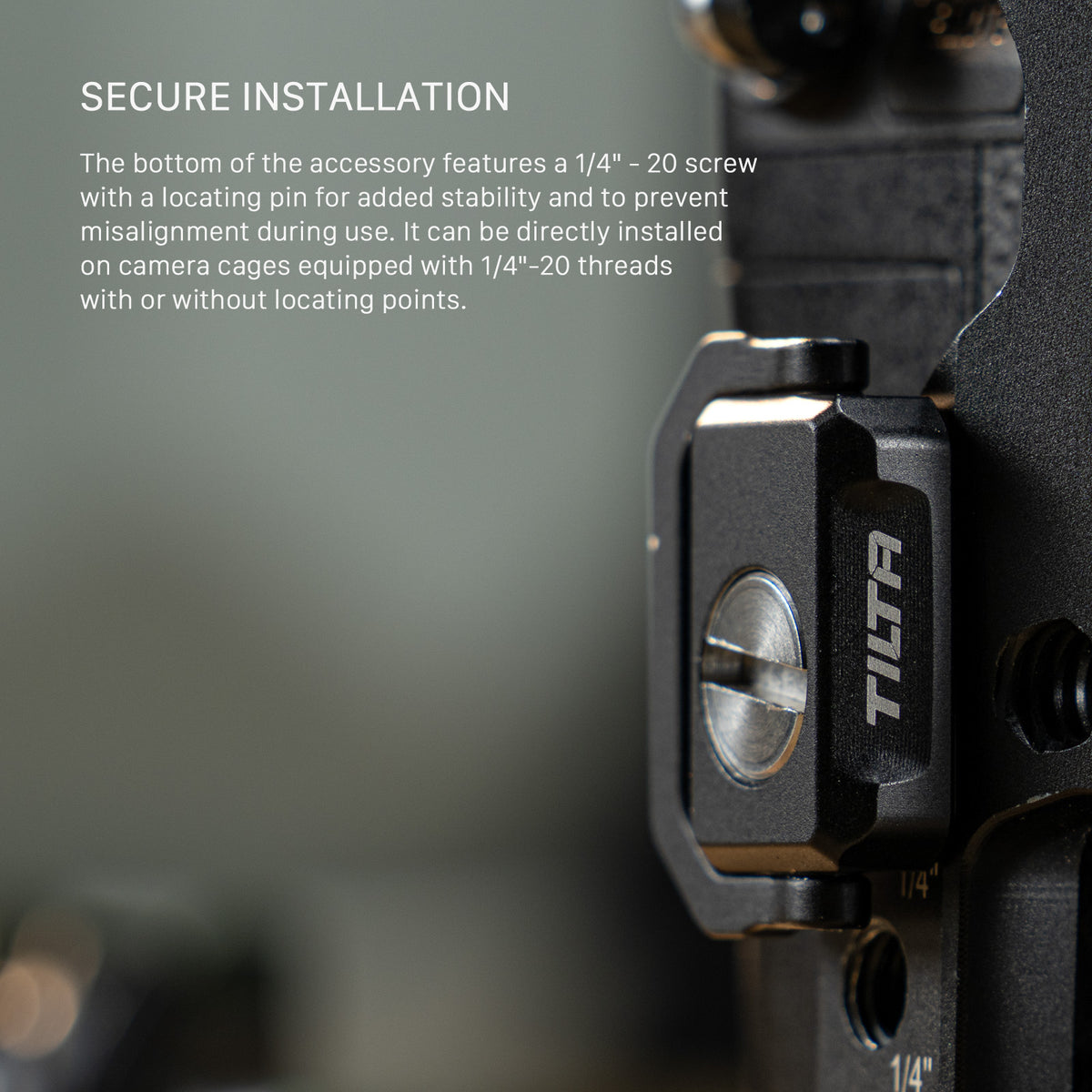 Tilta 1/4"-20 Camera Strap Attachment - Black