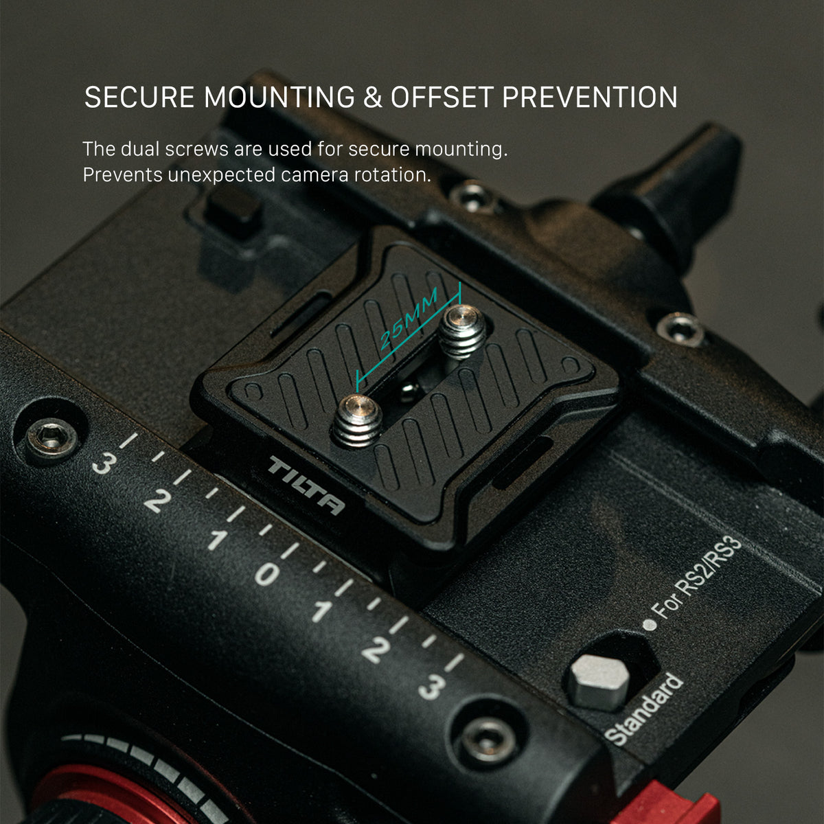 Tilta ARCA Manfrotto Dual Quick Release Plate – Black