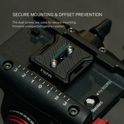 Tilta ARCA Manfrotto Dual Quick Release Plate – Black